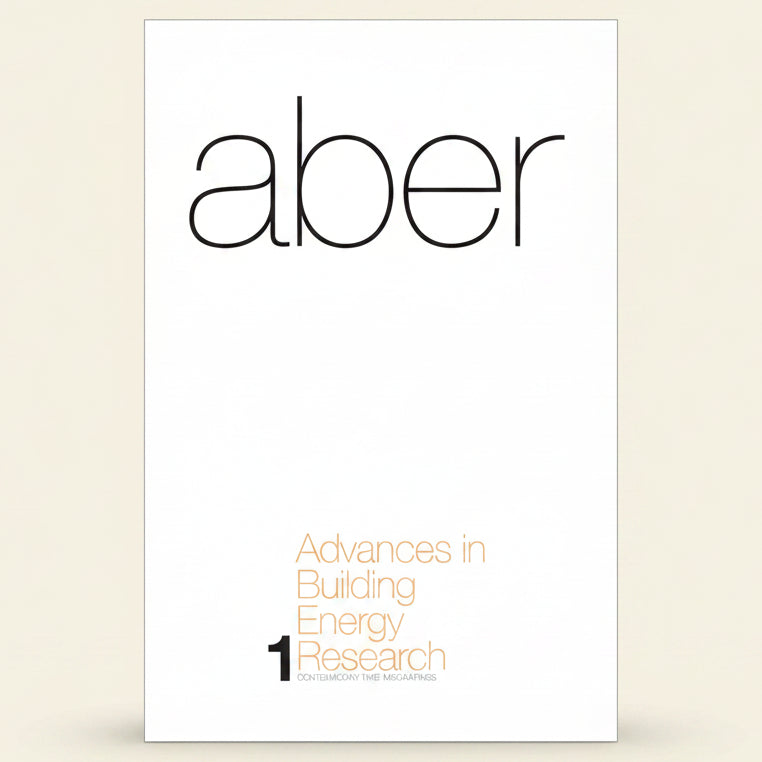Book cover with 'alber' and 'Advances in Building Energy Research' text on a white background