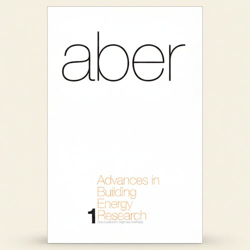 Book cover with 'alber' and 'Advances in Building Energy Research' text on a white background