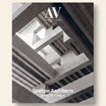 Cover of 'AV' magazine featuring Grafton Architects' work with architectural design elements.