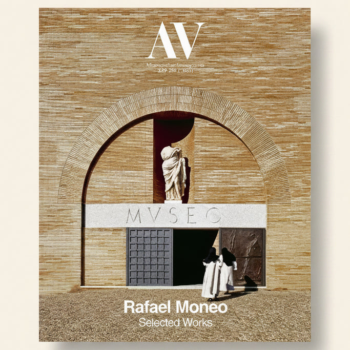 Cover of 'AV' magazine featuring a modern architectural design with an archway.