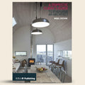 Book cover of 'A Domestic Client's Guide to Engaging an Architect' by Nigel Ostime with a modern interior design.