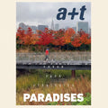 Book cover with a person walking on a bridge over water, colorful trees, and city skyline.