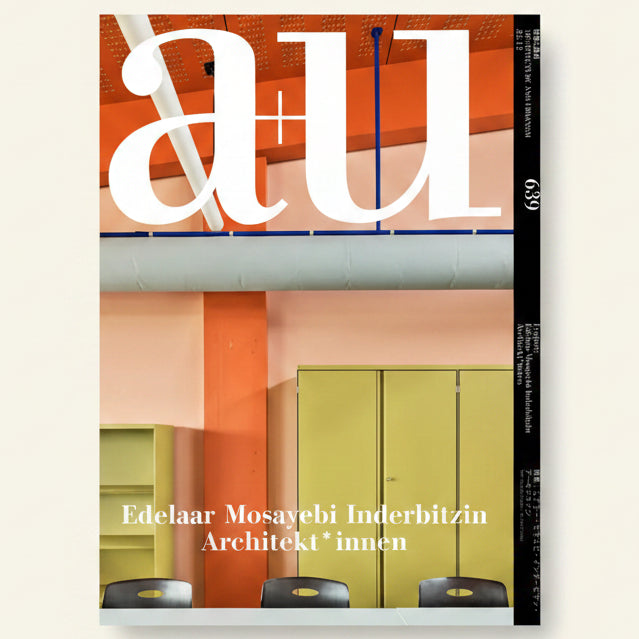 Cover of a magazine with architectural design and colorful building facade.