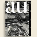Cover of a book titled 'au' with a black and white design of a cityscape.