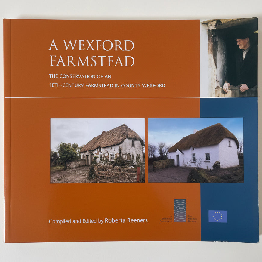 Book titled 'A Wexford Farmstead' on a white background