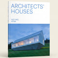 Book cover of 'Architects' Houses' by Michael Webb with a modern house image.