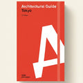 Book cover of 'Architectural Guide Tokyo' with a large white letter 'A' on a red background.