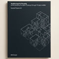 Book cover of 'Architecture for Housing' with architectural illustrations on a dark background