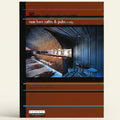 Cover of a book featuring an interior design of a bar with modern decor.