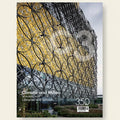 Book cover with architectural design and text on a white background