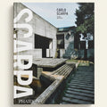 Book cover of 'Carlo Scarpa' by Phaidon with architectural image and text.