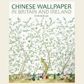 Book cover of 'Chinese Wallpaper in Britain and Ireland' by Emile de Bruijn with a design of people and trees.