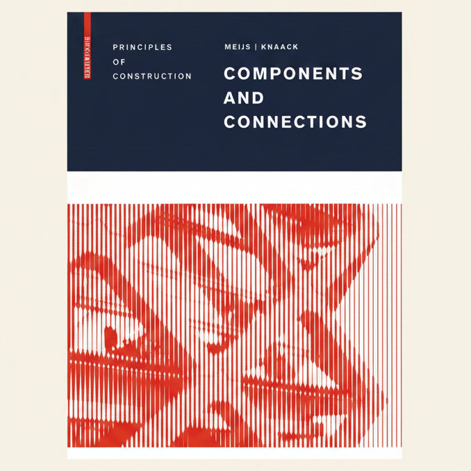 Book cover of 'Components and Connections' by Meijks and Knaack with a blue and red design.