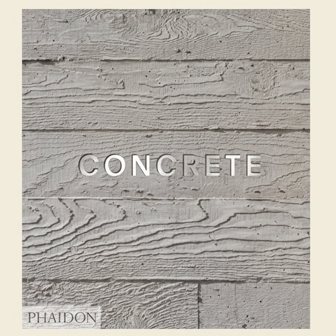 Concrete surface with 'Concrete' text and Phaidon logo