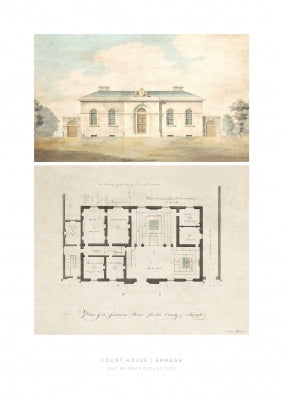 Court House, Armagh, by Francis Johnston (1805)420 x 594mm
