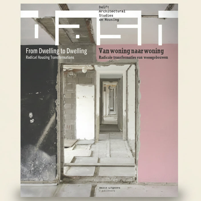 Cover of a book titled 'From Dwelling to Dwelling' with architectural imagery and text.