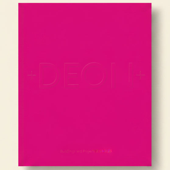 Bright pink background with 'DEATH' text in a minimalist style