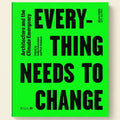 Book cover with black text on a bright green background