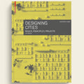 Book cover of 'Designing Cities' with architectural illustrations and title text.