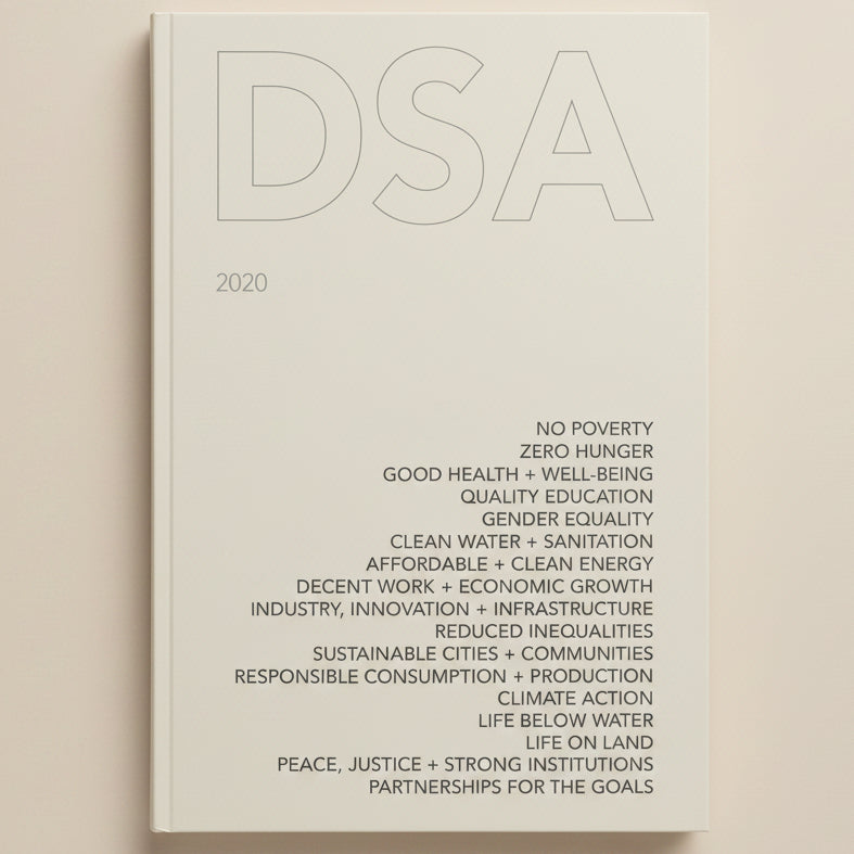Gray background with 'DSA 2020' and Sustainable Development Goals text