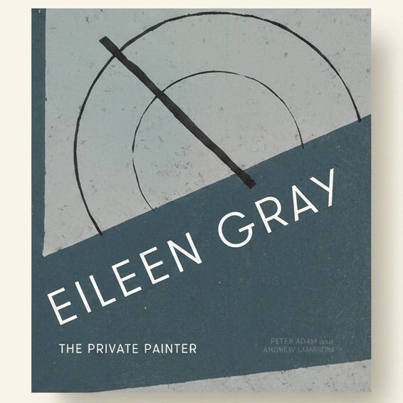 Book cover of 'Eileen Gray: The Private Painter' with geometric design and text.