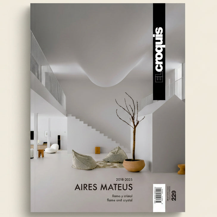 Cover of 'El Croquis' magazine featuring a modern interior design with a staircase and minimal decor.