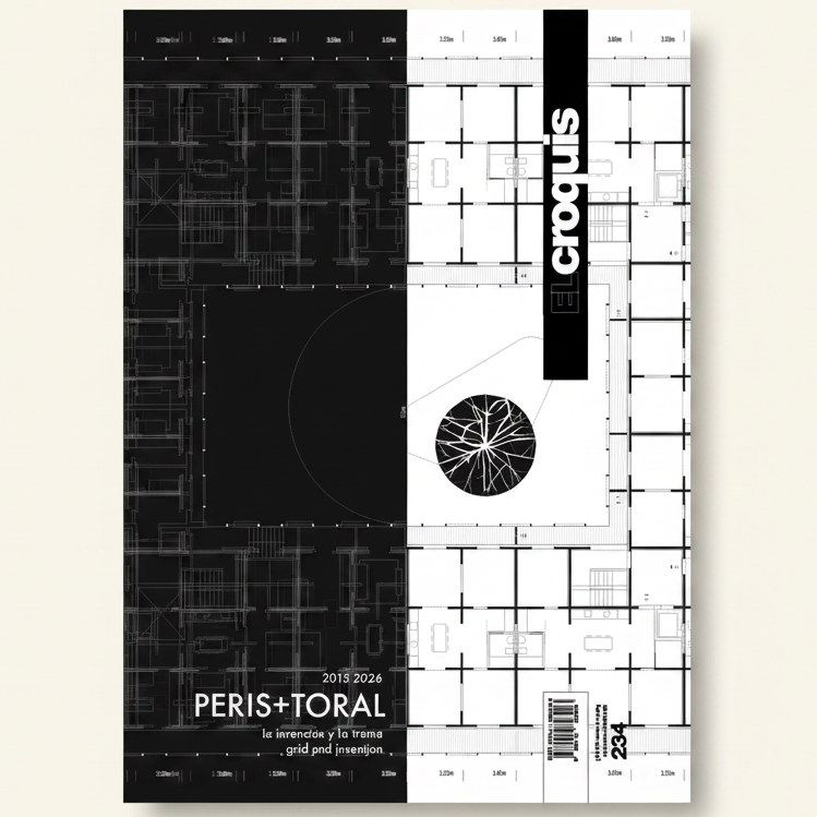 Cover of a book or notebook with grid patterns and geometric designs, featuring the brand 'Croquis'.