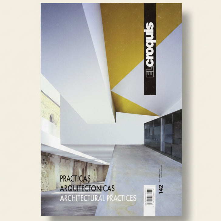 Cover of 'El Croquis' magazine featuring architectural design with geometric shapes.