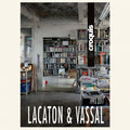 Bookshelf with books and 'croquis' branding, featuring 'Lacaton & Vassal' text.