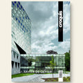 Book cover of 'croquis' by XDGX featuring modern architecture with glass facade and blue triangular panels.