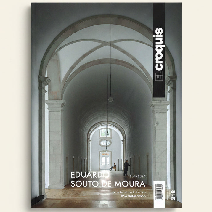 Architectural magazine cover featuring a long hallway with arches, titled 'Croquis' by Eduardo Souto de Moura.