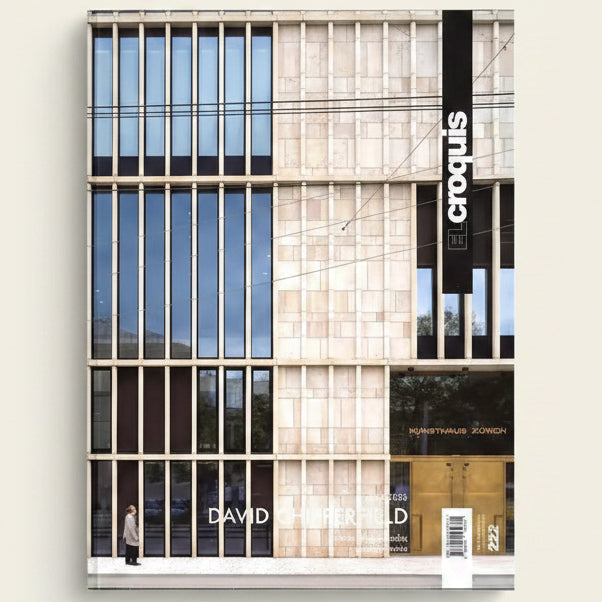 Cover of a book titled 'El Croquis' featuring architectural design with glass and concrete elements.