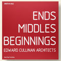 Book cover with 'ENDS MIDDLES BEGINNINGS' text on a red background
