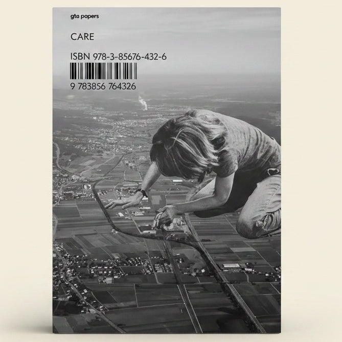 Book cover with a person looking at a map over a cityscape, featuring the text 'gta papers' and ISBN.
