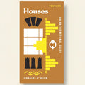 Book cover of 'Houses: An Architectural Guide' by Charles O'Brien with architectural illustrations on a brown background.