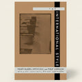 Book cover of 'The International Style' with a brown background and text.