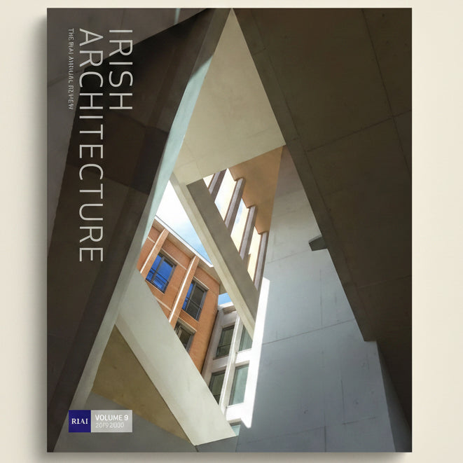 Book cover of 'Irish Architecture' with architectural design on the cover