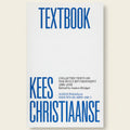 Textbook cover with blue and black text on a white background
