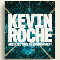 Book cover with 'Kevin Rochef' and 'Architecture as Environment' text against a teal abstract background.