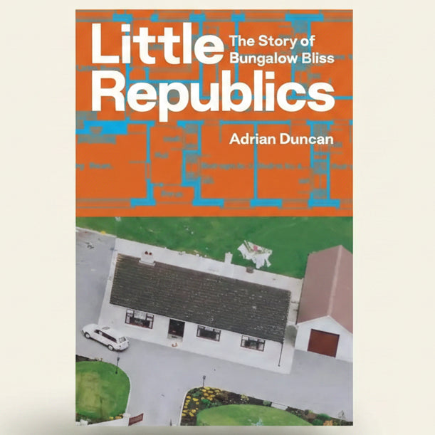 Book cover of 'Little Republics' with a house and neighborhood layout illustration.