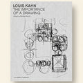 Book cover of 'The Importance of a Drawing' by Louis Kahn with architectural sketches.