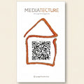 Book cover of 'Mediatecture' with a QR code and Springer logo on a white background
