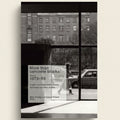 Book cover of 'More than concrete blocks: 1973-99' with a window view of a city street.