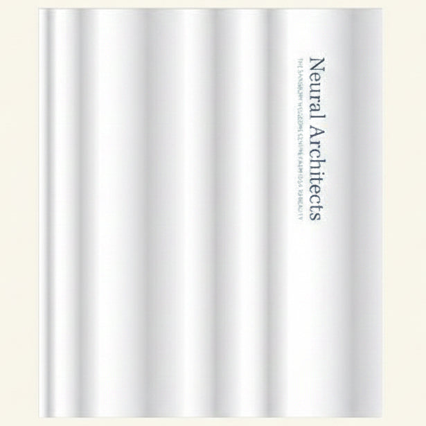 Book cover with 'Neural Architects' text on a white background