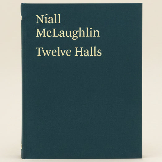 Book cover with 'Náall McLaughlin Twelve Halls' text on a teal background