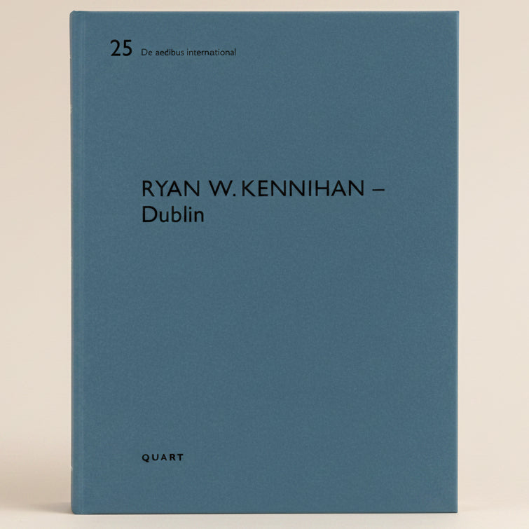 Blue book cover with text 'Ryan W. Kennihan - Dublin' on a blue background