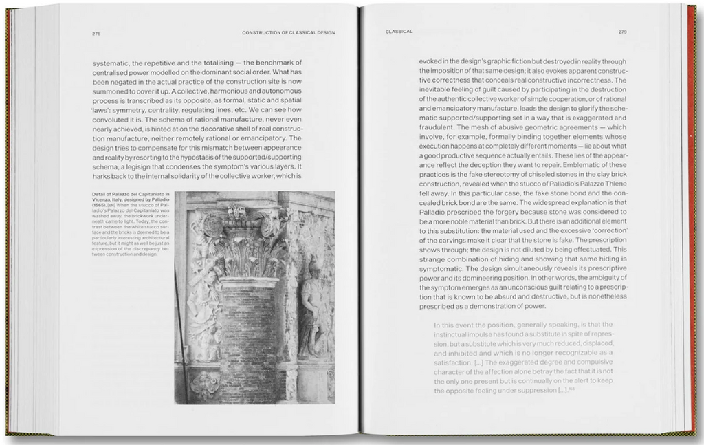 An open book spread showing two interior pages with black text on a white page, titled 'Classical' at the top of each page. The layout is clean and centered, with no person, animal, or real environment visible.