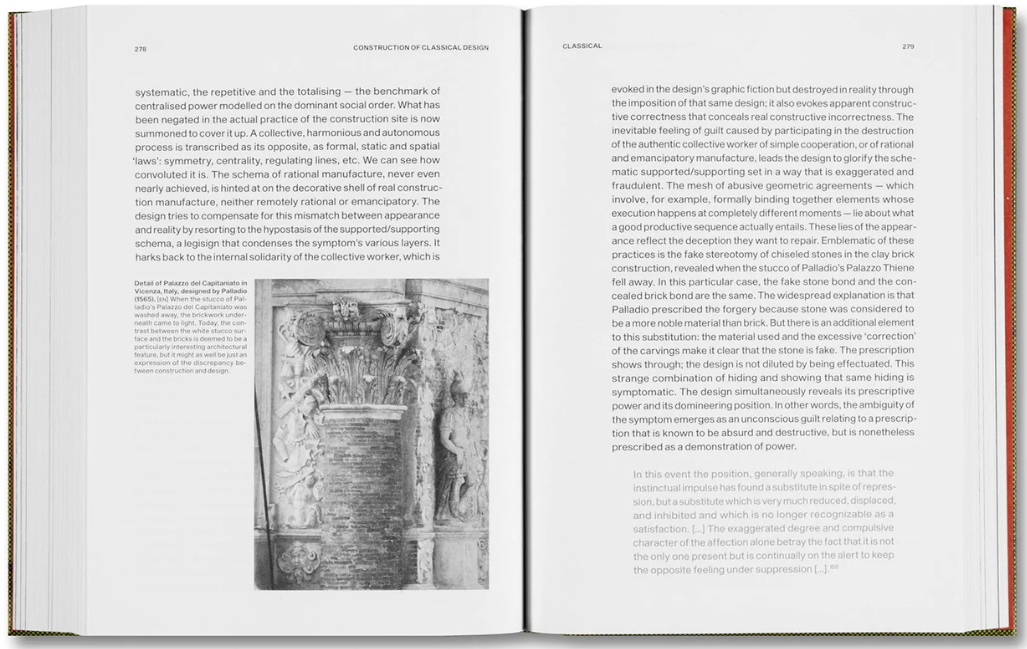 An open book spread showing two interior pages with black text on a white page, titled 'Classical' at the top of each page. The layout is clean and centered, with no person, animal, or real environment visible.