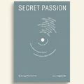 Book cover of 'Secret Passion' with a list of names on a gray background