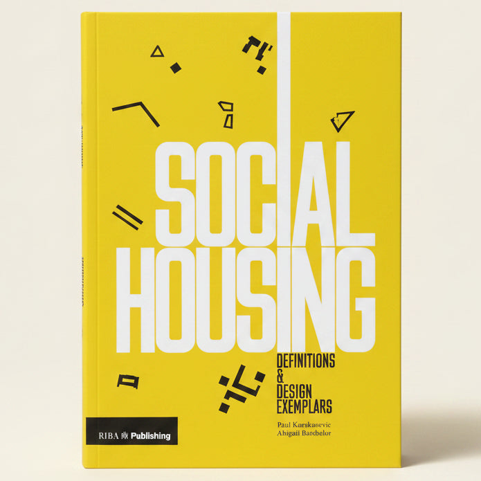 Book cover of 'Social Housing' with yellow background and white text